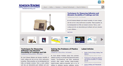 Desktop Screenshot of adhesionbonding.com